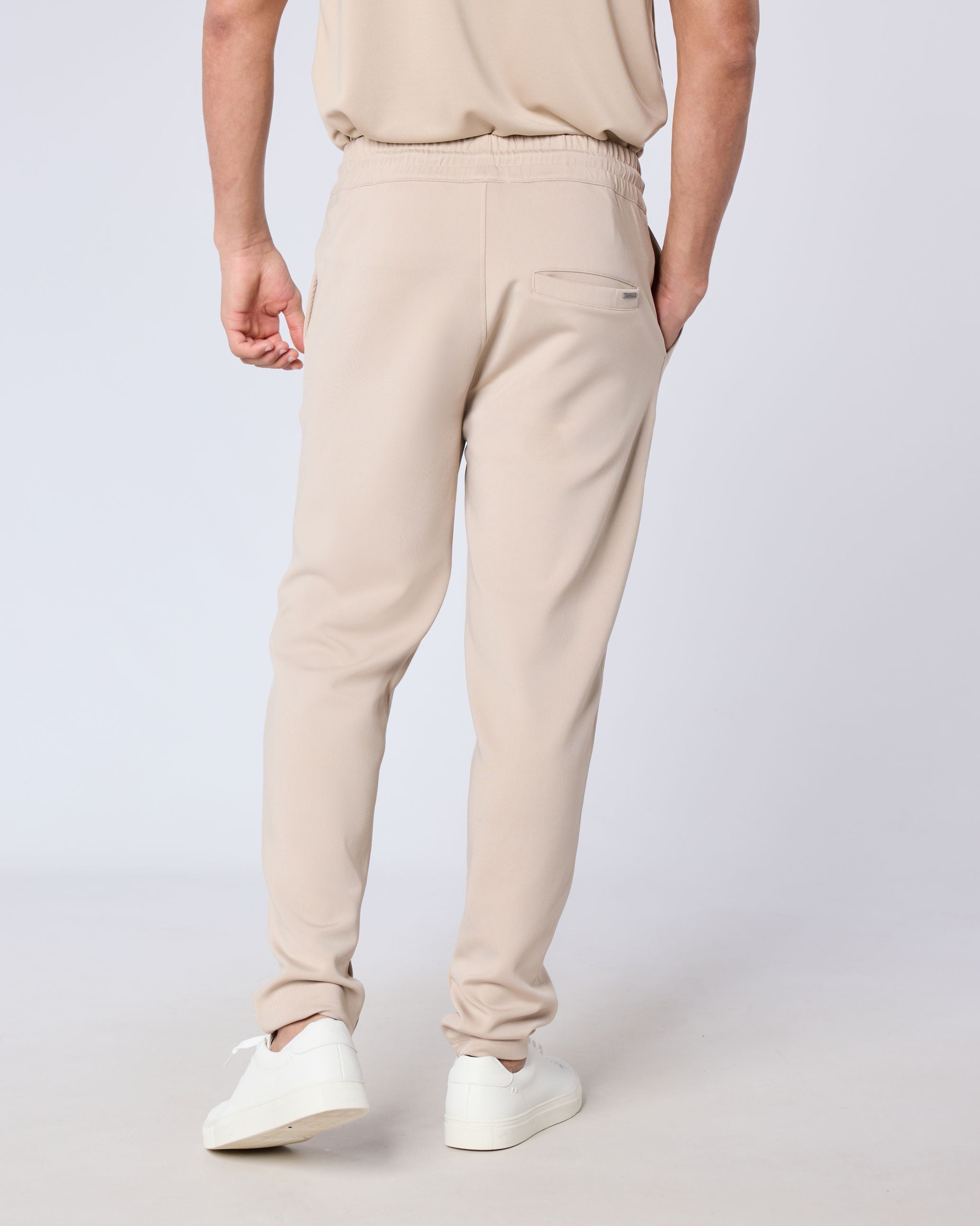 Atelier Signature Regular Fit Comfort Trouser - Taupe