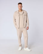 Atelier Signature Regular Fit Comfort Trouser - Taupe
