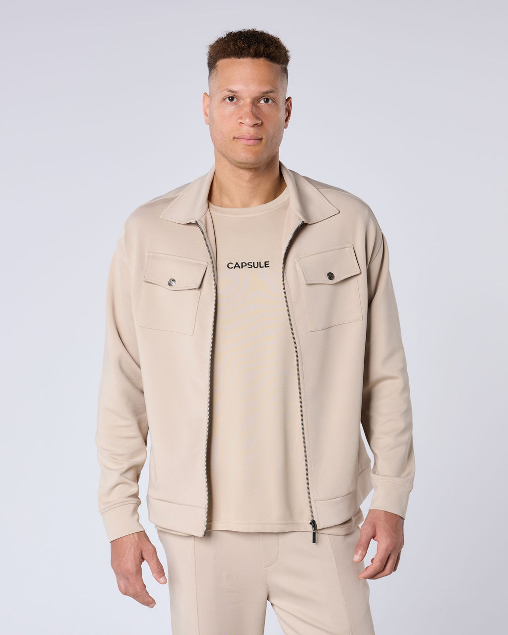 Atelier Regular Fit T-Shirt - Taupe