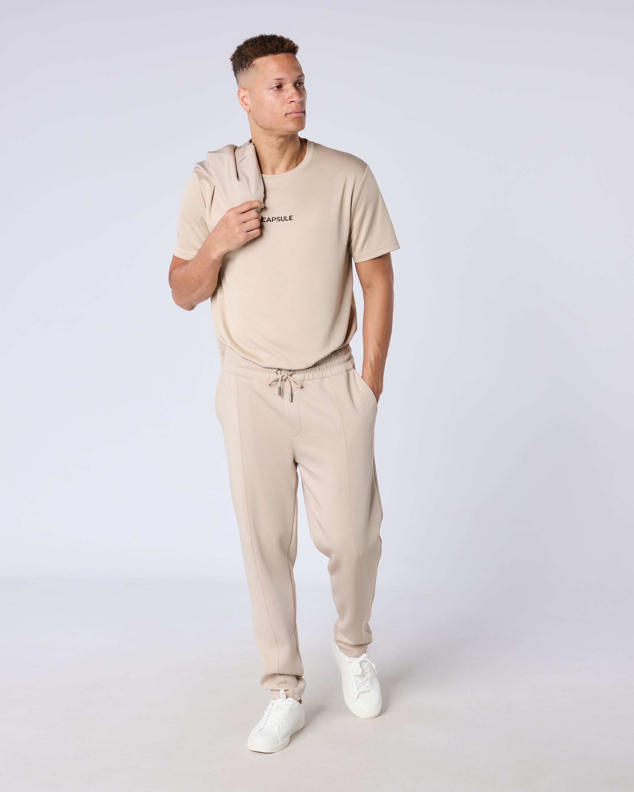 Atelier Regular Fit T-Shirt - Taupe