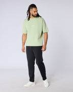 Restricted Access Autograph Signature Oversized T Shirt - Green