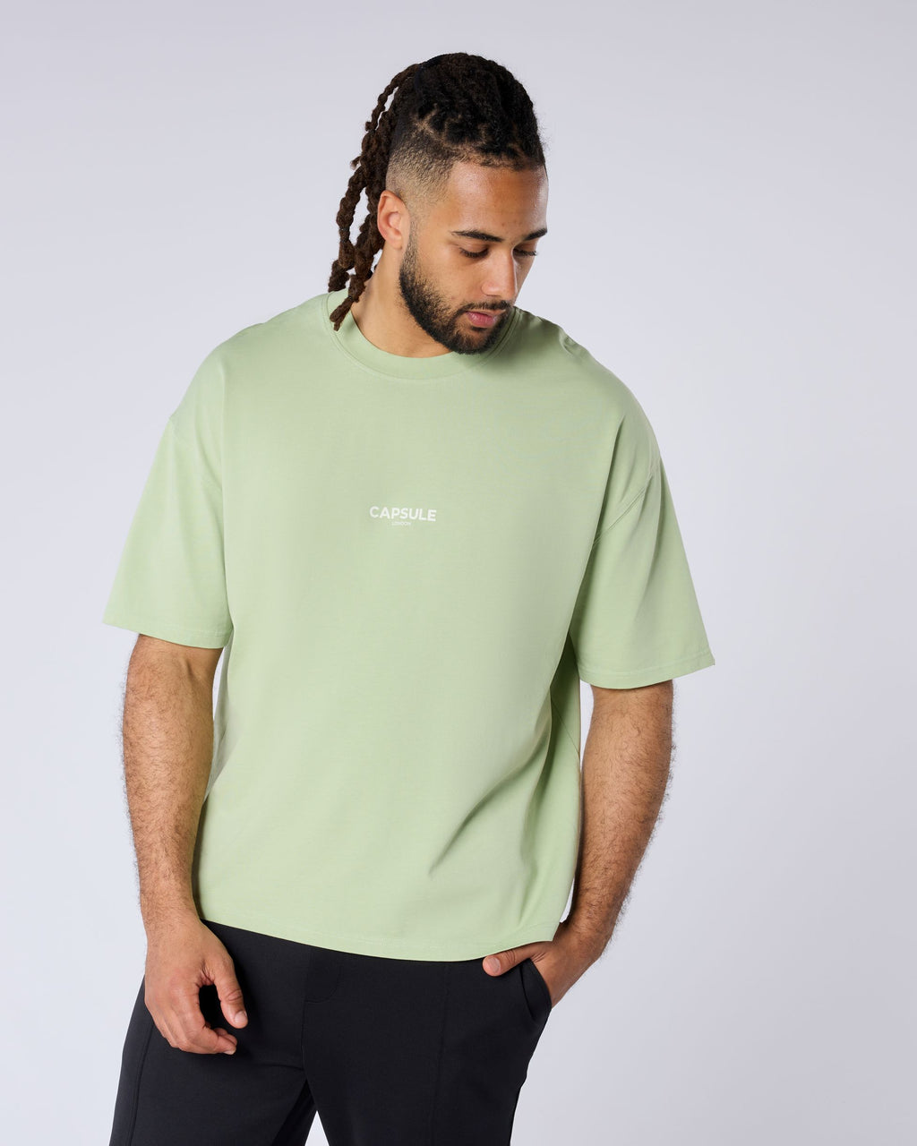 Restricted Access Autograph Signature Oversized T Shirt - Green