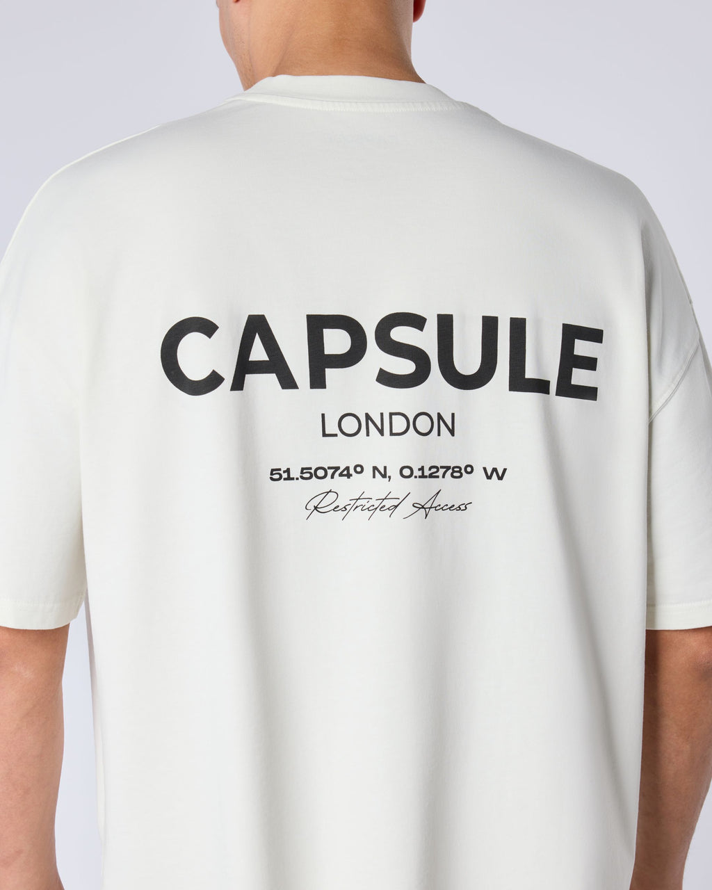 Restricted Access Edition Signature Oversized T Shirt - White