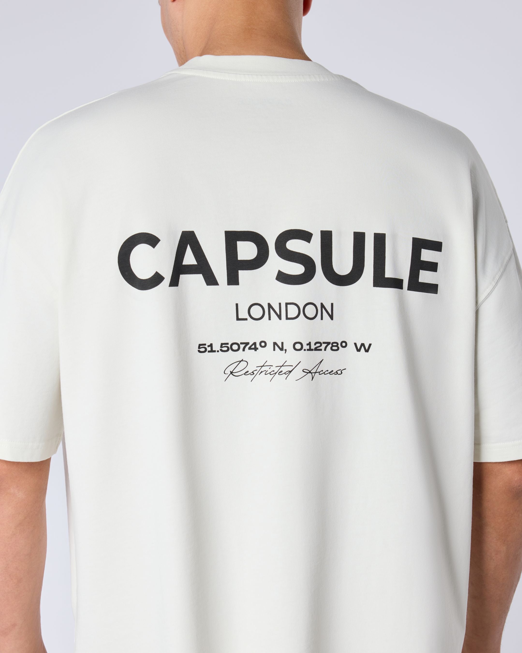 Restricted Access Edition Signature Oversized T Shirt - White