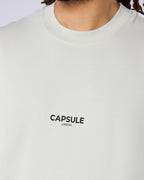 Restricted Access Autograph Signature Oversized T Shirt - Stone