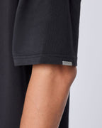 Restricted Access Autograph Signature Oversized T Shirt - Black