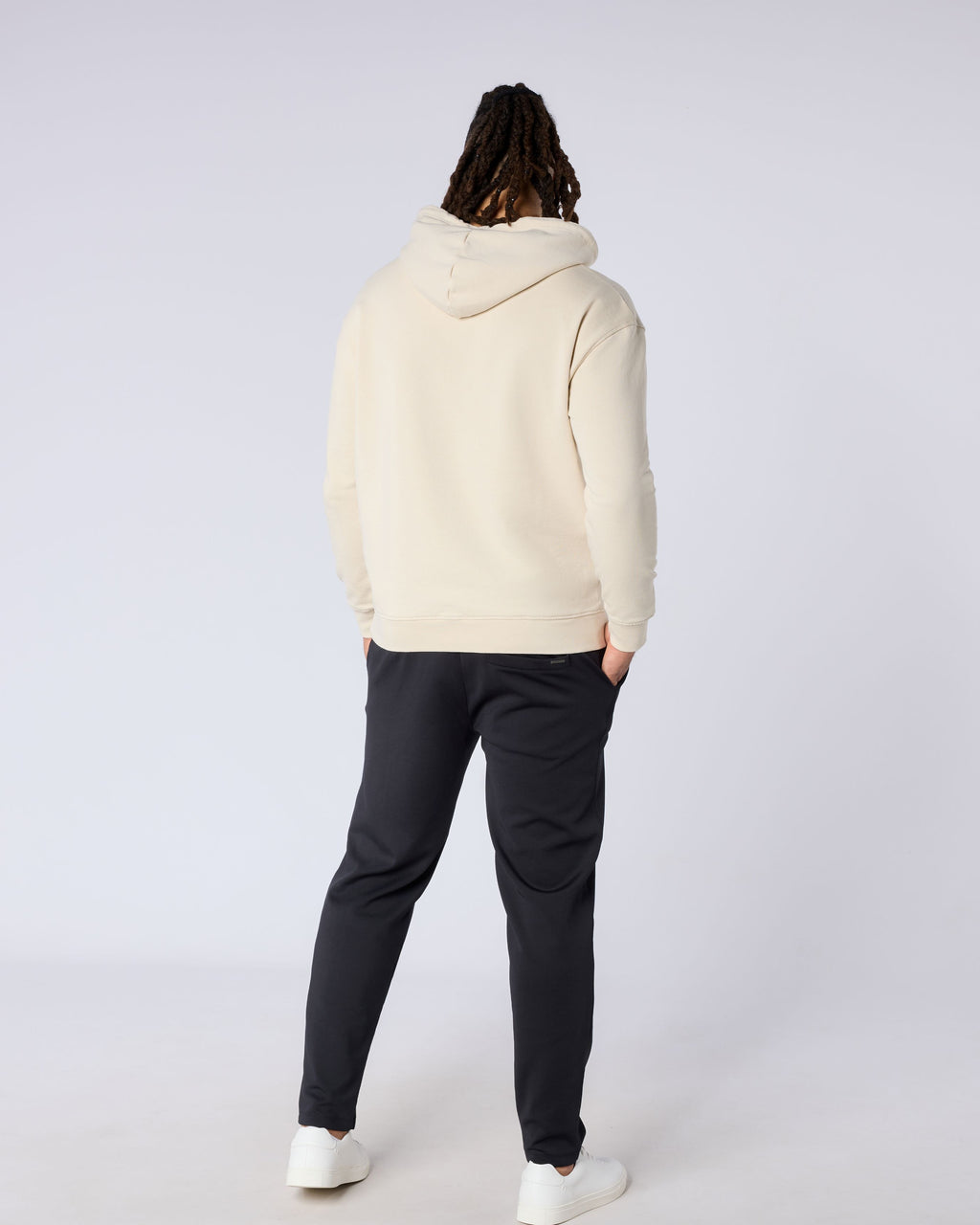 3D Emblem Relaxed Fit Hoodie - Oat