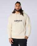 3D Emblem Relaxed Fit Hoodie - Oat