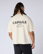Restricted Access Edition Signature Oversized T Shirt - Oat