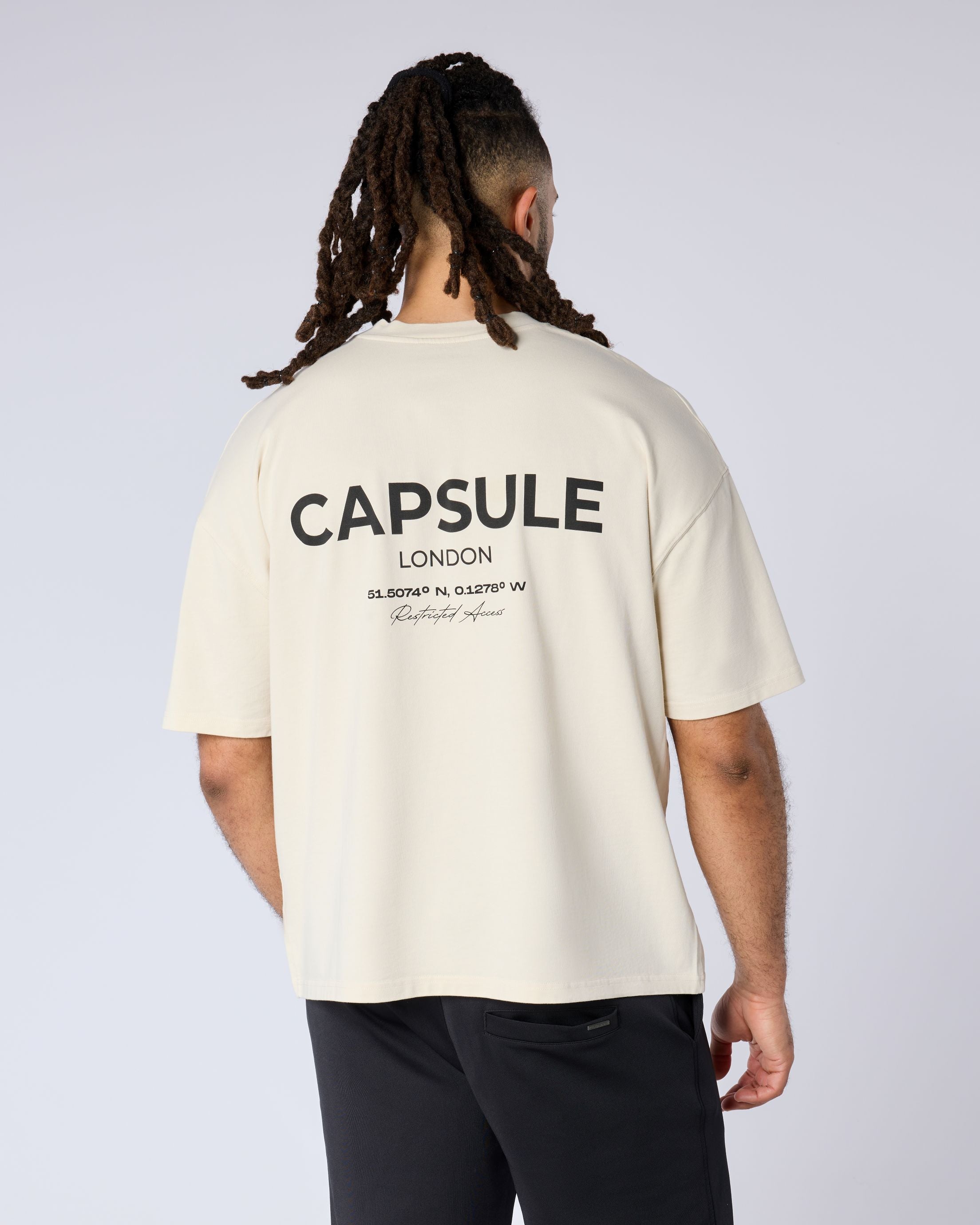 Restricted Access Edition Signature Oversized T Shirt - Oat