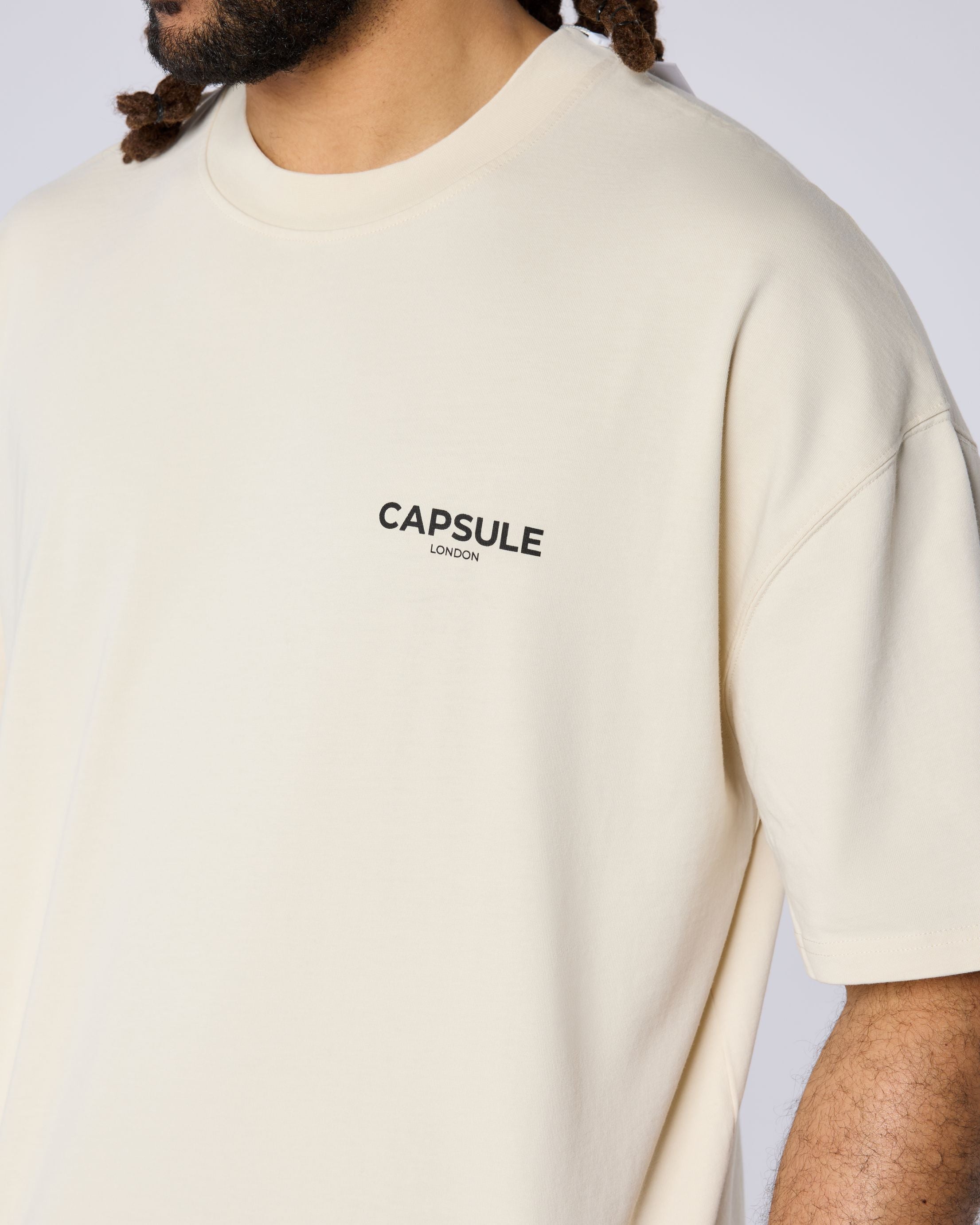 Restricted Access Edition Signature Oversized T Shirt - Oat