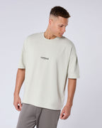 Restricted Access Autograph Signature Oversized T Shirt - Stone