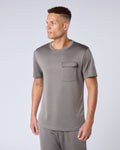 Arlo Regular Fit Pocketed T-Shirt - Charcoal