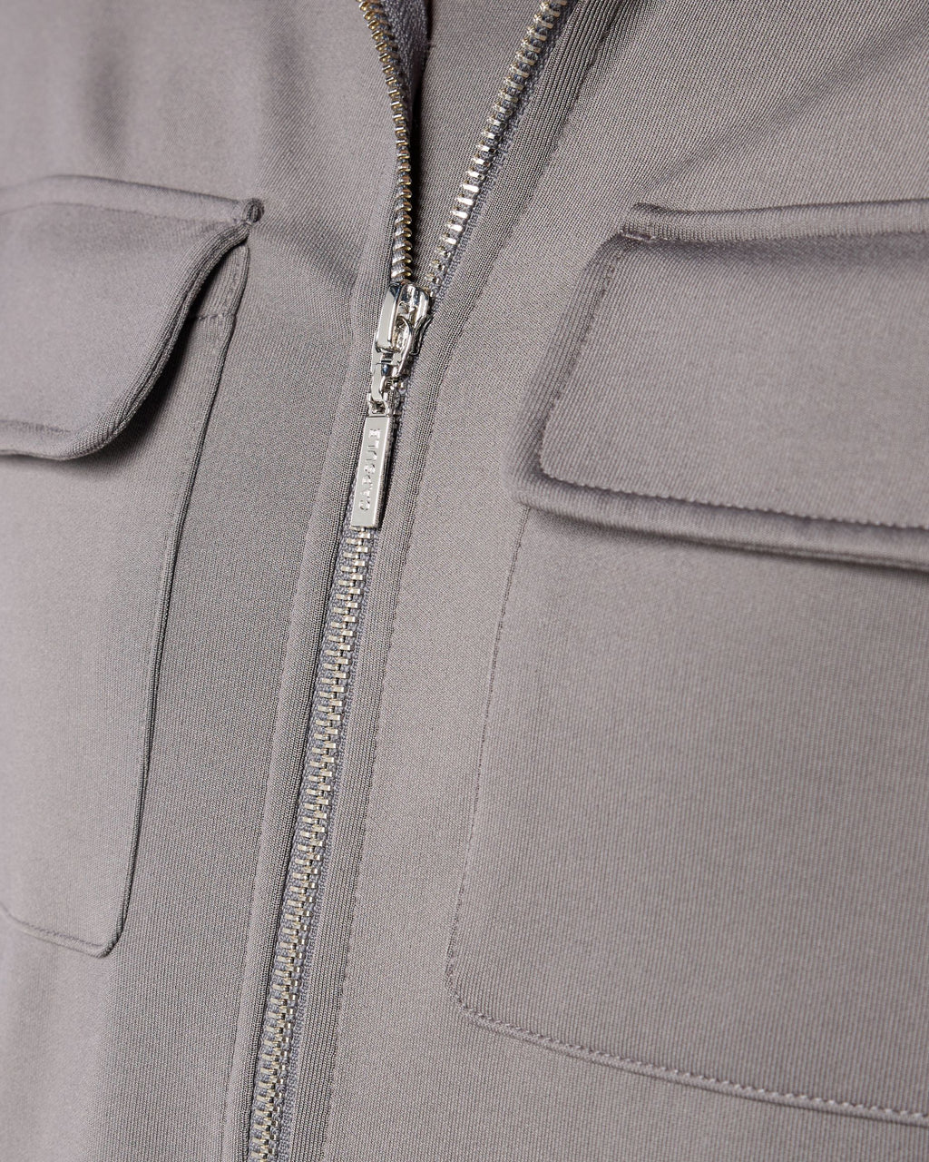Arlo Zipped Regular Fit Overshirt - Charcoal