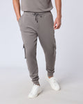 Arlo Regular Fit Cuffed Cargo Trouser - Charcoal