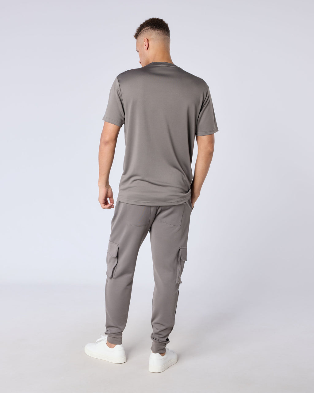 Arlo Regular Fit T-Shirt - Charcoal/White