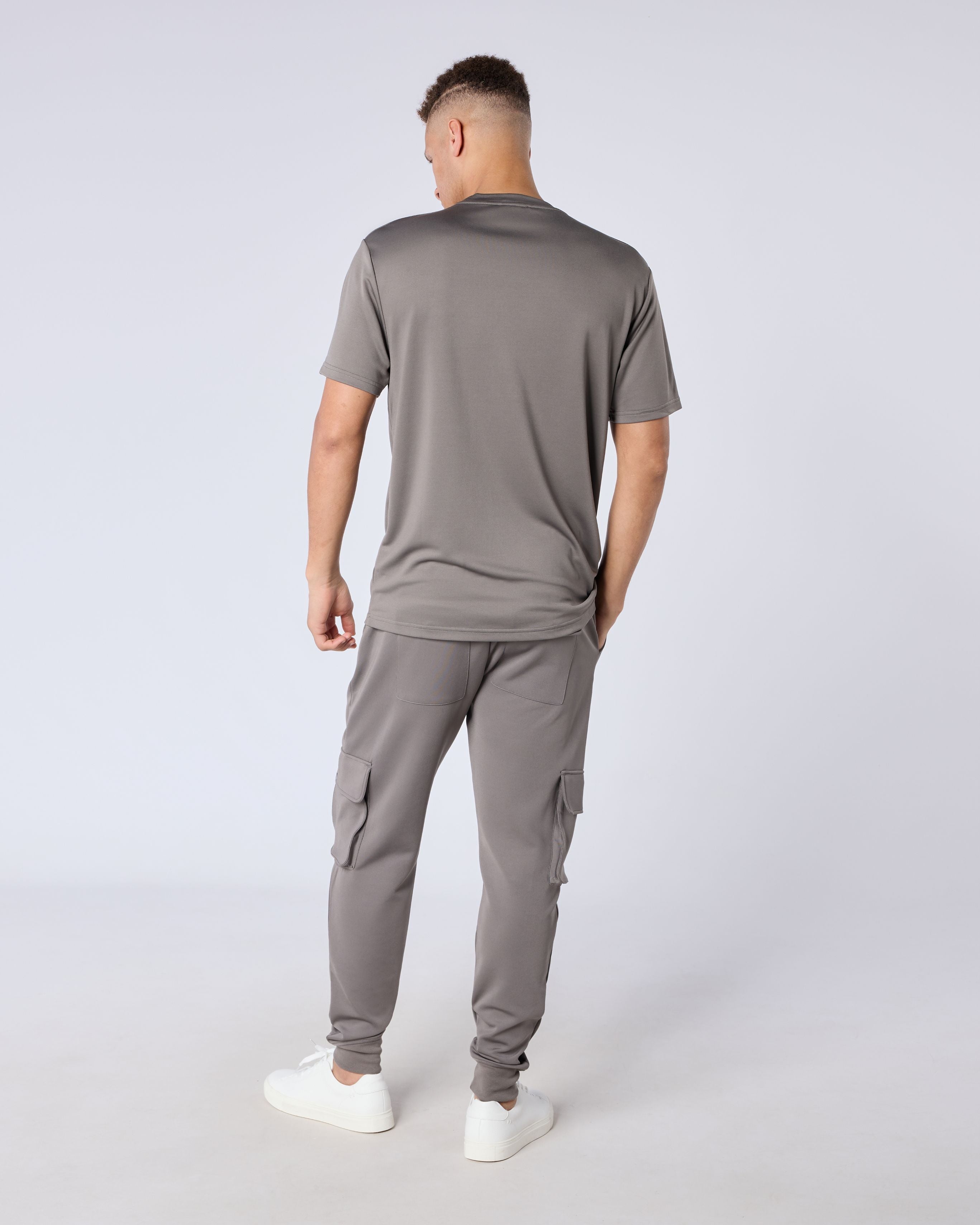 Arlo Regular Fit T-Shirt - Charcoal/White