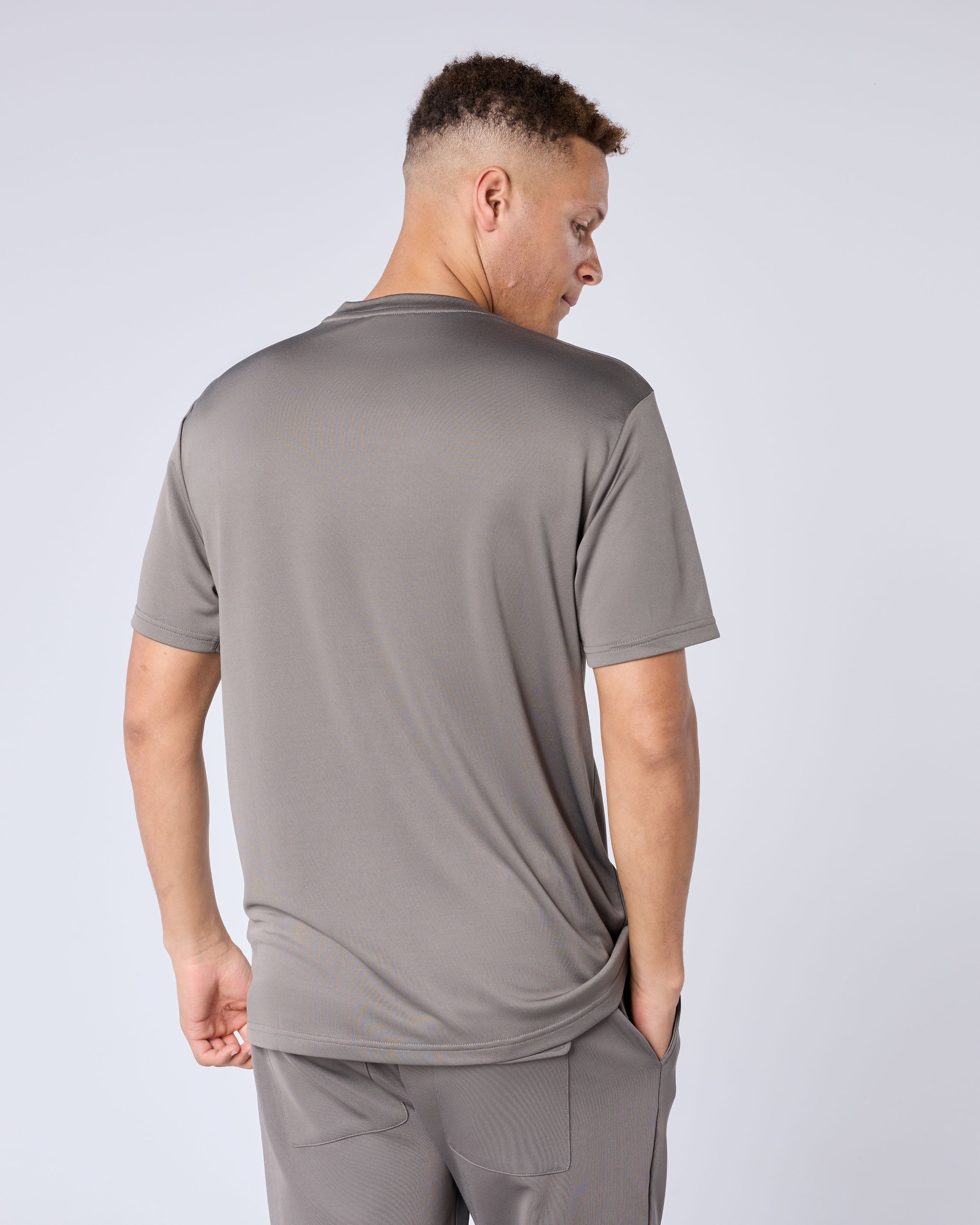 Arlo Regular Fit T-Shirt - Charcoal/White