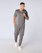 Arlo Regular Fit T-Shirt - Charcoal/White