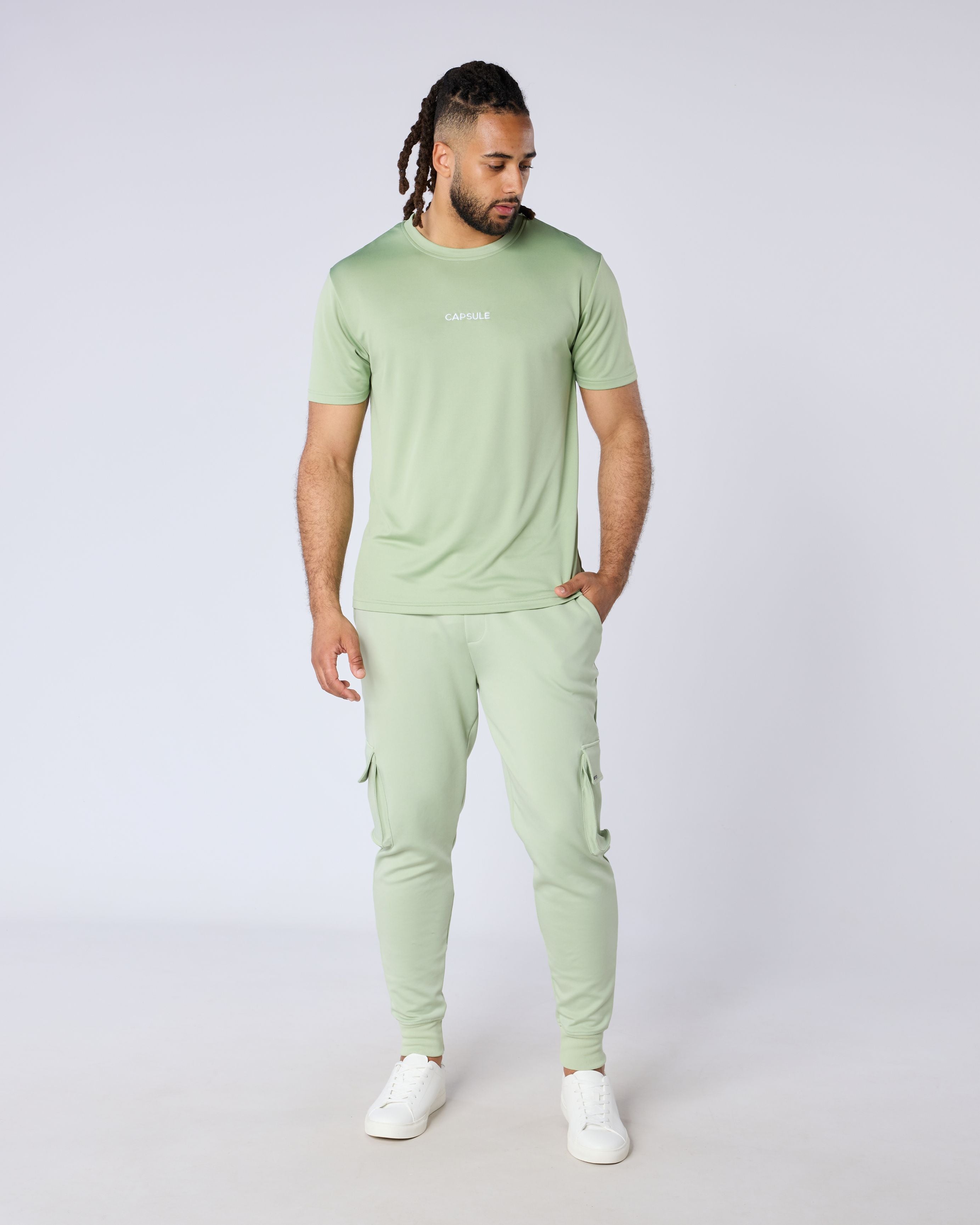 Celadon Regular Fit T-Shirt - Green