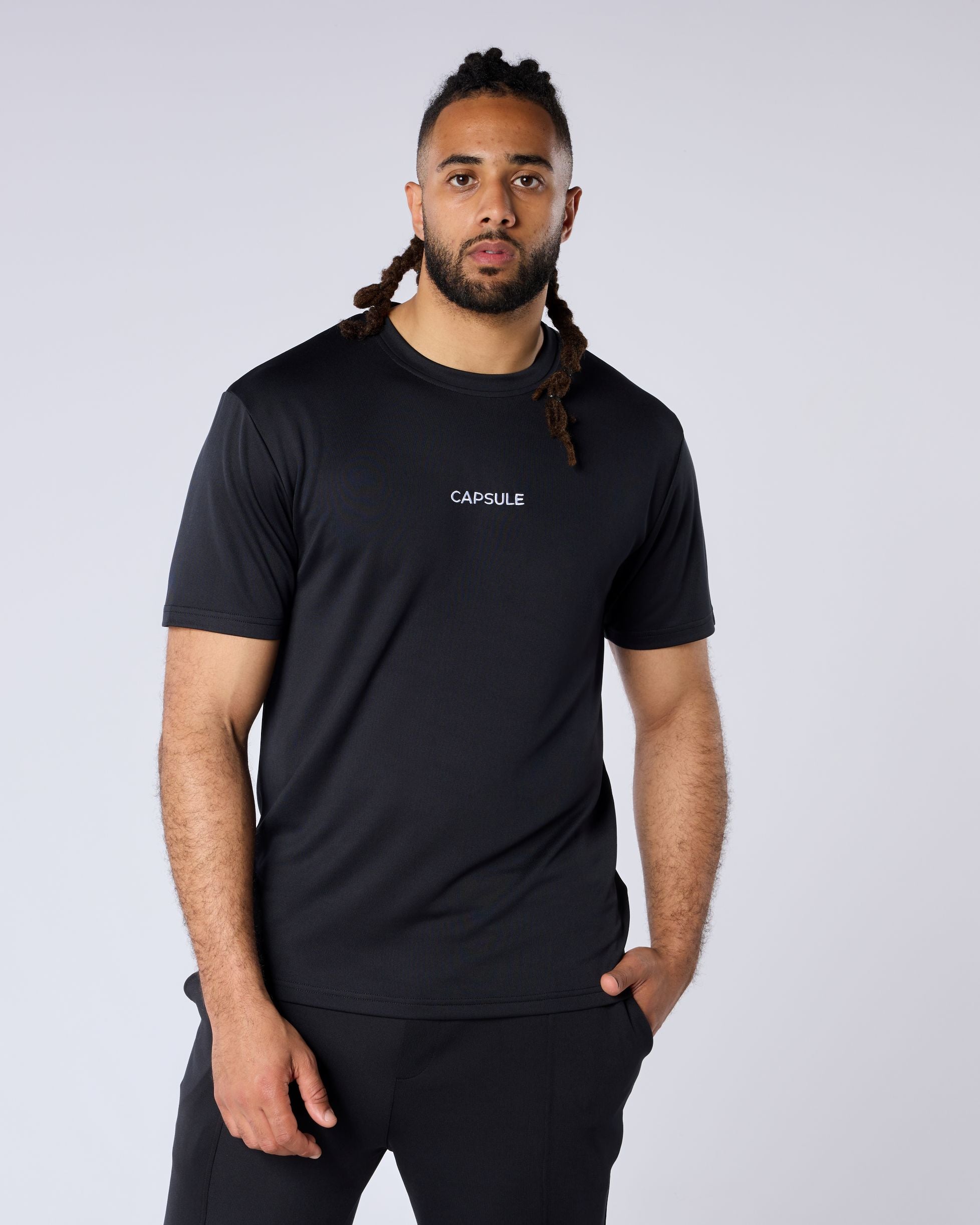 Obsidian Regular Fit T-Shirt - Black