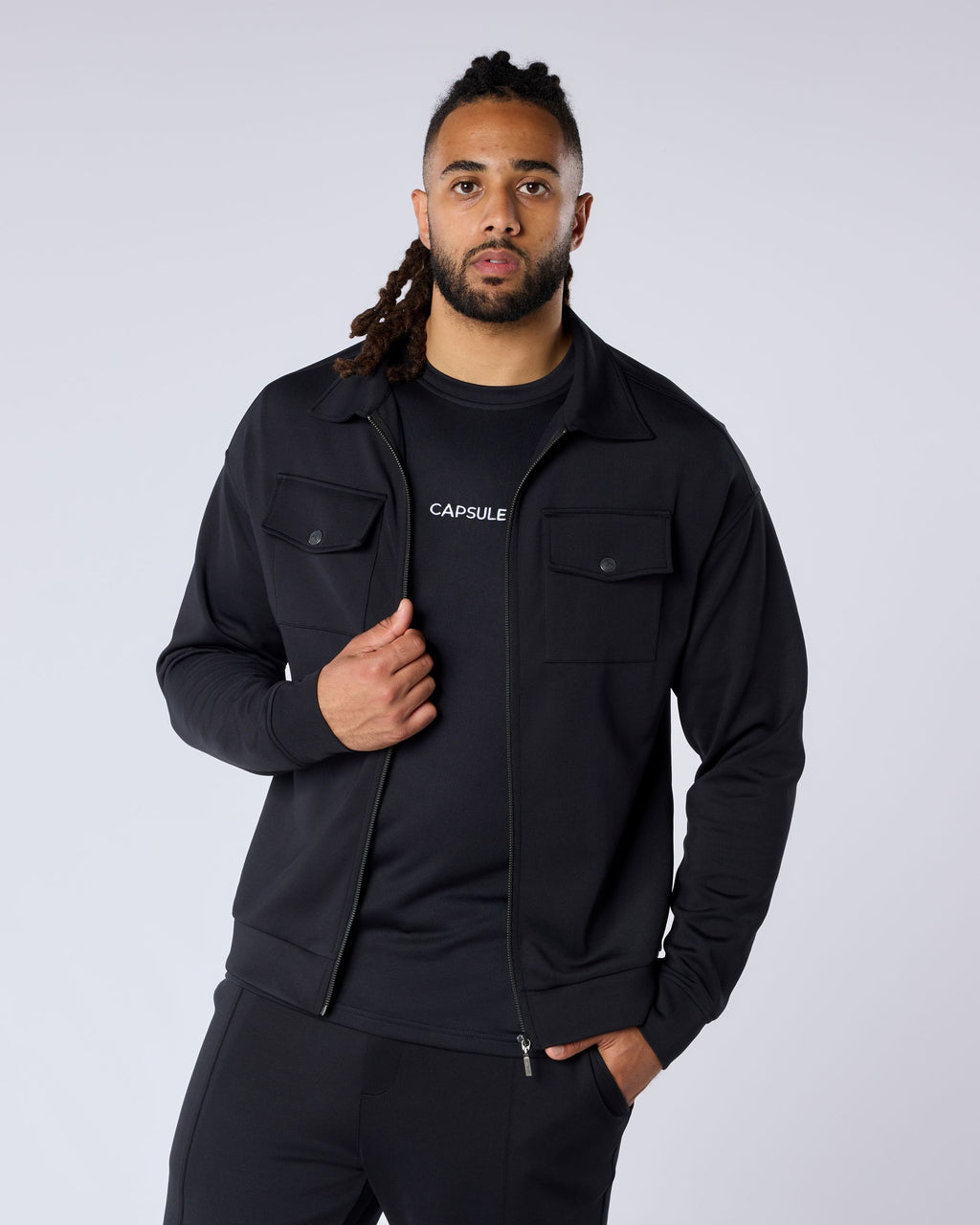 Obsidian Regular Fit T-Shirt - Black