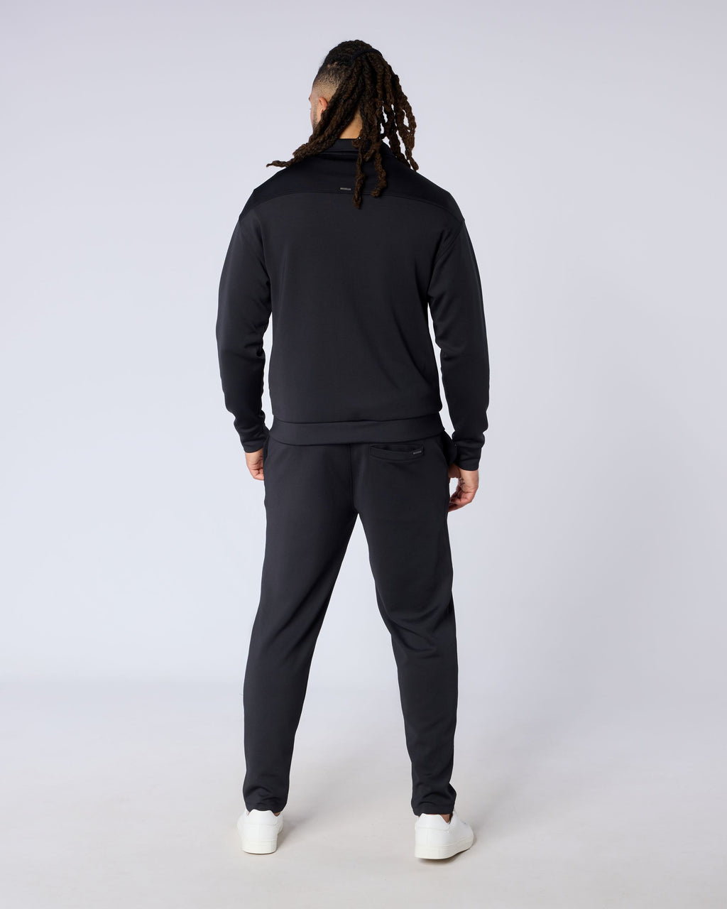 Obsidian Signature Regular Fit Zipped Overshirt - Black