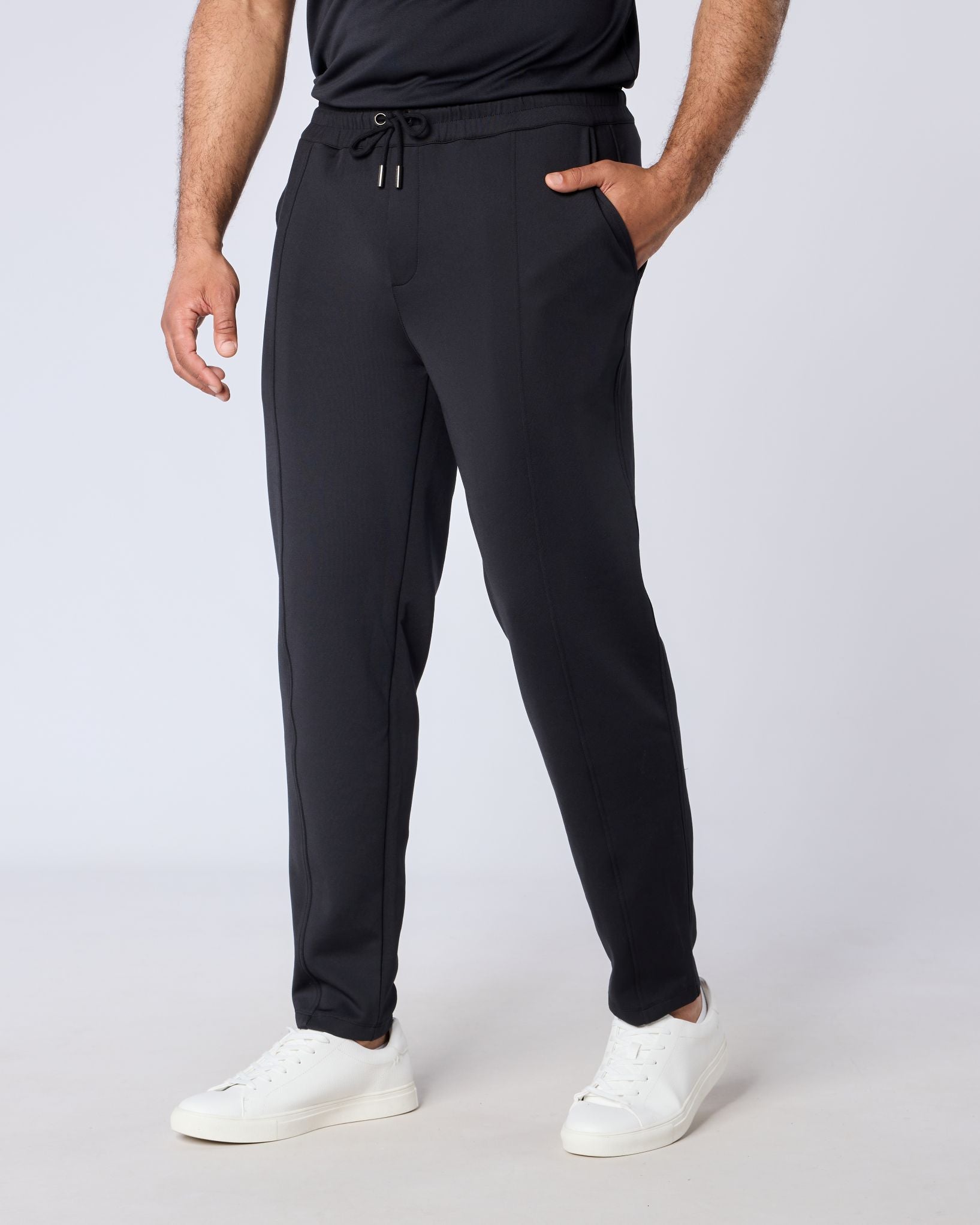 Obsidian Signature Regular Fit Comfort Trouser - Black
