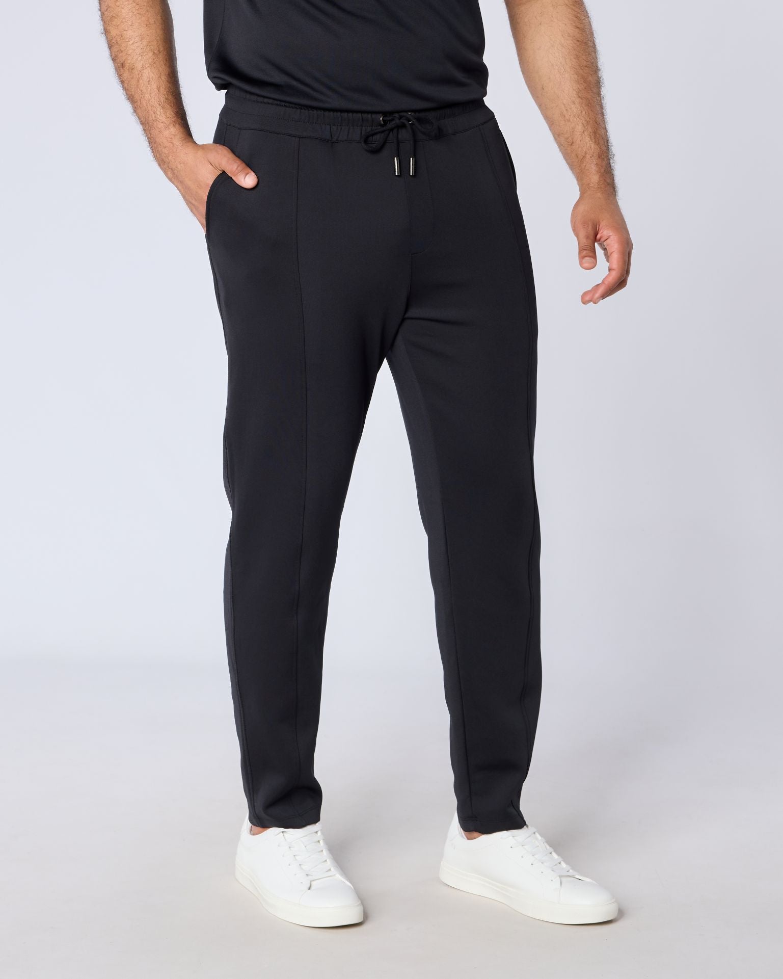 Obsidian Signature Regular Fit Comfort Trouser - Black