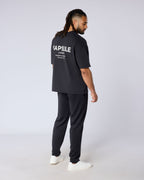 Restricted Access Edition Signature Oversized T Shirt - Black