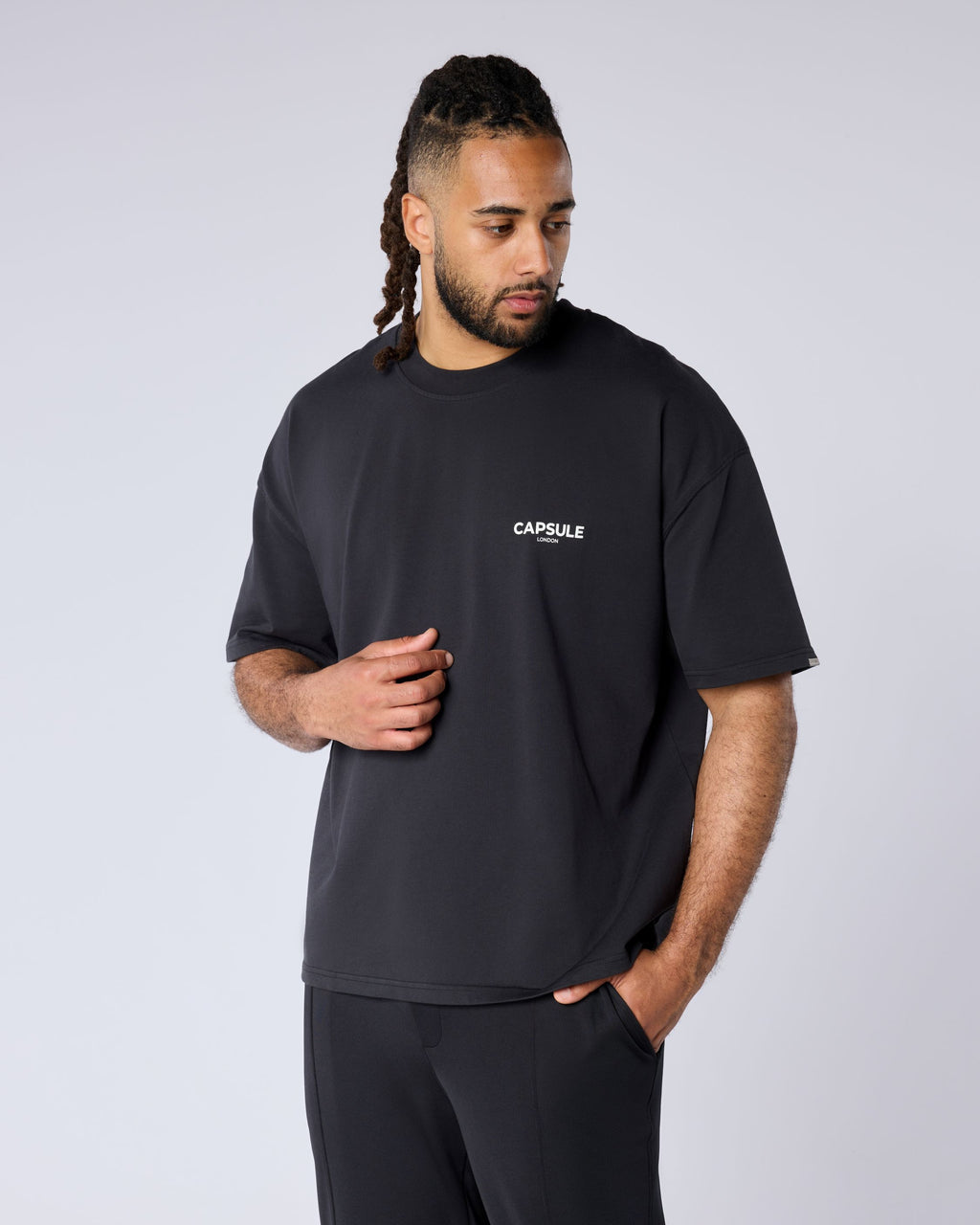 Restricted Access Edition Signature Oversized T Shirt - Black
