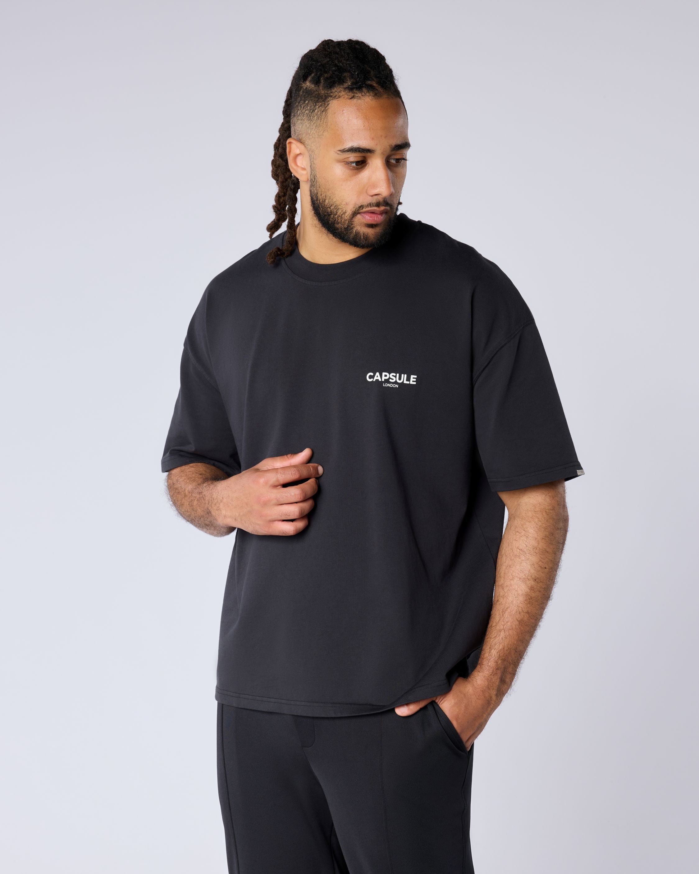 Restricted Access Edition Signature Oversized T Shirt - Black