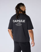 Restricted Access Edition Signature Oversized T Shirt - Black