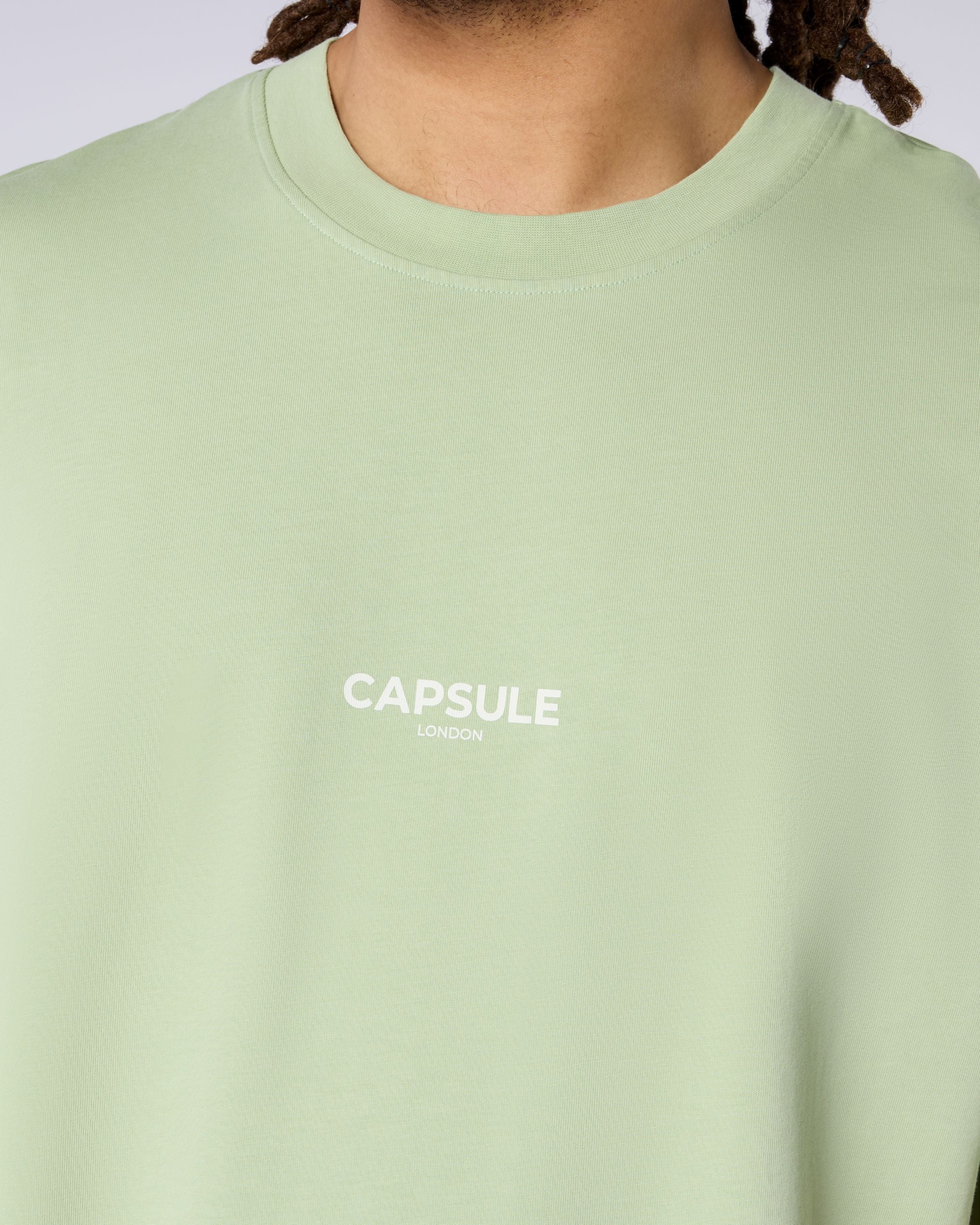 Restricted Access Autograph Signature Oversized T Shirt - Green