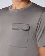 Arlo Regular Fit Pocketed T-Shirt - Charcoal
